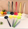 Cross-border Silicone Mushroom Spatula, Non-stick Silicone Cooking Spatula, Food-grade, High-temperature Resistant, Home-use Spatula with Smiley Face And Semi-transparent Design