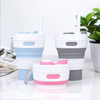 Cross-border Bestseller Silicone Water Cup Foldable Portable Expandable Water Cup Manufacturer Direct Sale Foldable Coffee Cup with Straw
