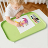 Children's placemat drawing mat, waterproof kitchen countertop mat, coffee machine mat with raised edges, multifunctional silicone pet feeding mat