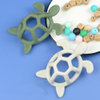 Direct Sale From Manufacturer: Food-Grade Silicone Baby Turtle Teething Toy, Pacifier Chewable, Durable Infant Toy.
