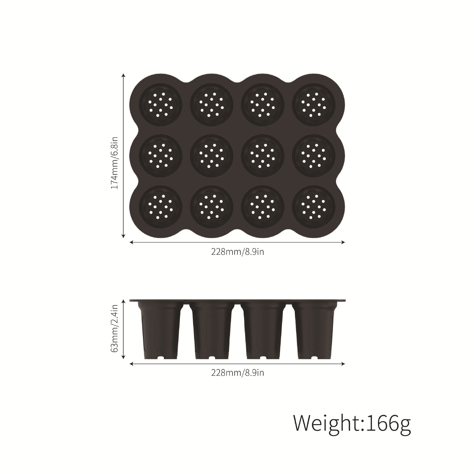 Silicone seedling tray (3) Silicone seedling tray (3)