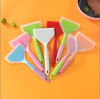 Tamago-yaki Silicone Spatula, Semi-Transparent Wide Mouth Silicone Turner, Two-Color Frying Spatula, Cooking Spatula, Kitchen Tamago-yaki Spatula.
