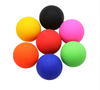 Wholesale Silicone Fascia Ball Muscle Massage Ball for Relieving Shoulder and Neck, Solid Yoga Massage Fitness Ball