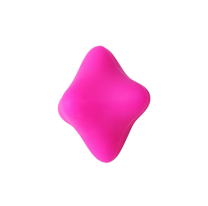 Wholesale Silicone Fascia Ball Muscle Massage Ball for Relieving Shoulder and Neck, Solid Yoga Massage Fitness Ball