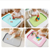 Children's placemat drawing mat, waterproof kitchen countertop mat, coffee machine mat with raised edges, multifunctional silicone pet feeding mat