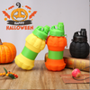 Cross-border Silicone Halloween Pumpkin Water Bottle, Foldable Portable Sports Cup, Creative Halloween Sports Water Bottle