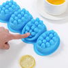 Cross-border 4-piece Massage Silicone Cake Mold Silicone Soap Mold Cold Process Soap Mold DIY Handmade Baking Mold