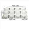 12-Connected Cloud Sphere Mousse Silicone Mold DIY French Cube Ball Chocolate Dessert Cake Mold.