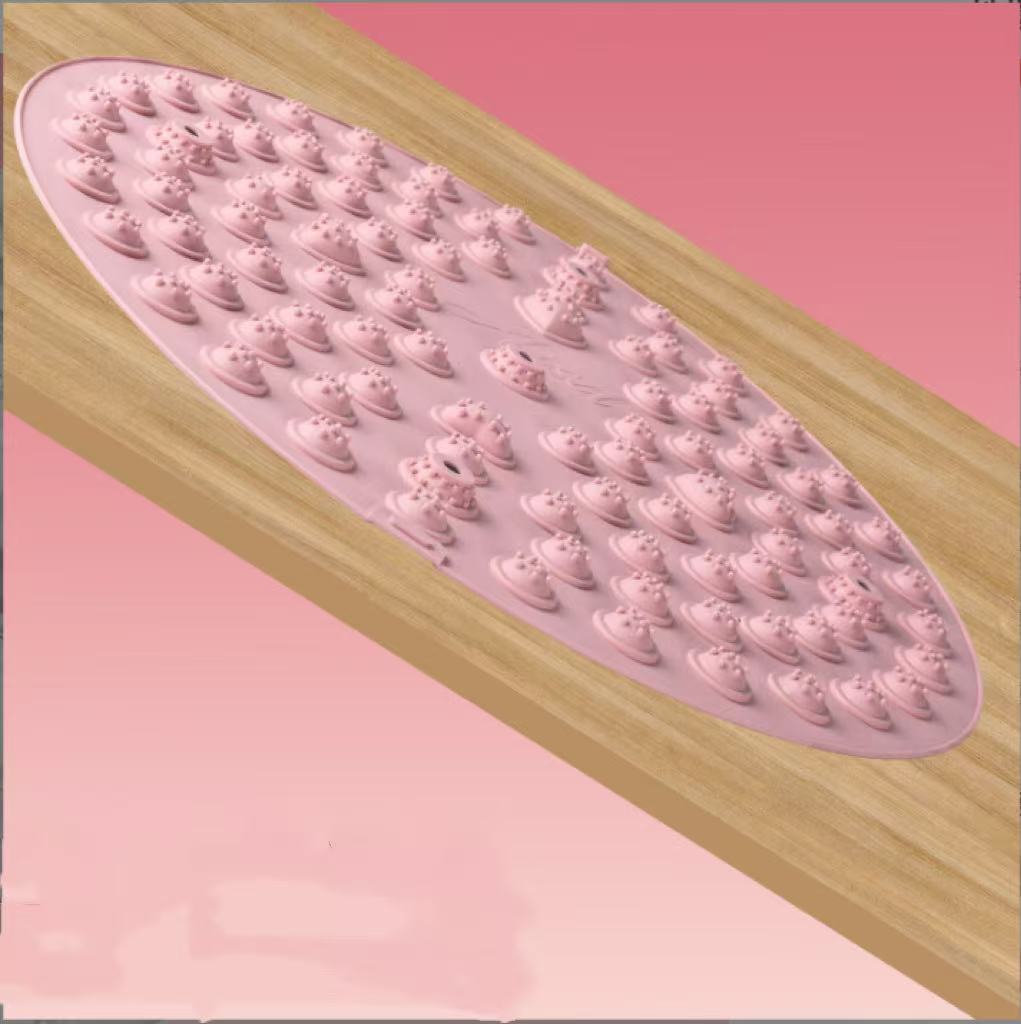 Factory Direct Sale Soft Silicone Acupressure Board Foot Health Magnetic Massage Pad Meridian Stimulation Stationary Toe-Pressing Board