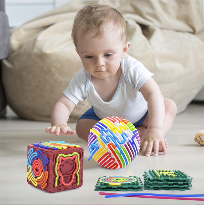 Amazon Bestselling Dinosaur Stress Relief Board Educational Toy Silicone Decompression Game Puzzle Toy Sensory Activity Board