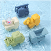 Children's Bathing Engineering Vehicle Silicone Bath Toy Baby Water Play Toy Floating Bathroom Toy