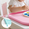 Children's placemat drawing mat, waterproof kitchen countertop mat, coffee machine mat with raised edges, multifunctional silicone pet feeding mat