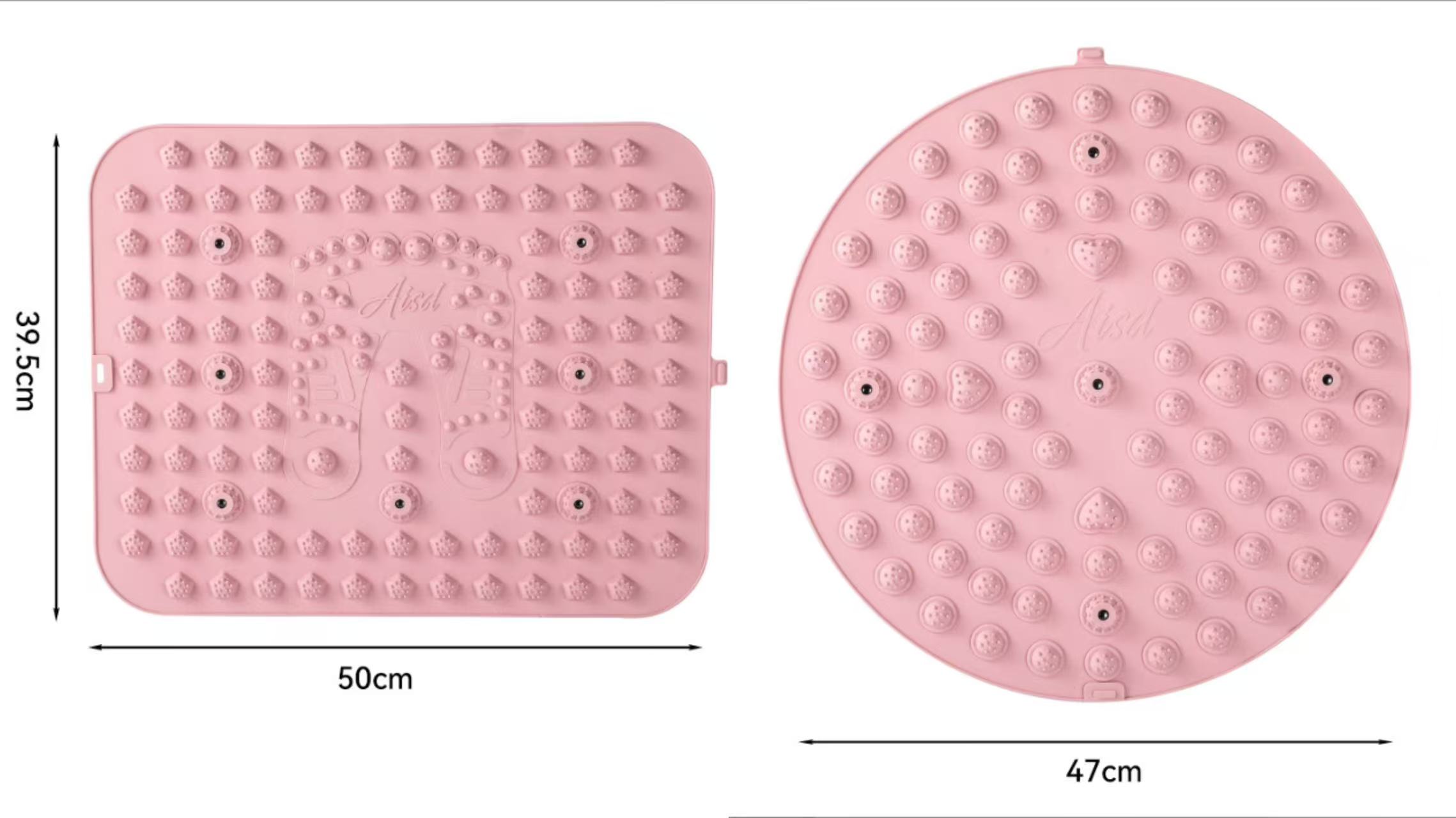 Factory Direct Sale Soft Silicone Acupressure Board Foot Health Magnetic Massage Pad Meridian Stimulation Stationary Toe-Pressing Board