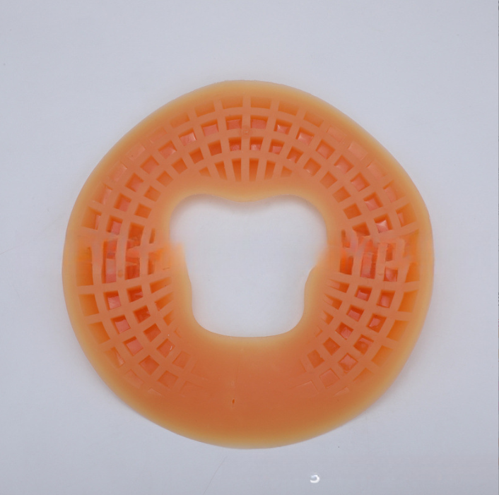 Silicone Face-Down Pillow for Beauty Salon, Thickened Latex Face Cushion, Beauty Bed Massage Pillow with Non-Slip Hole