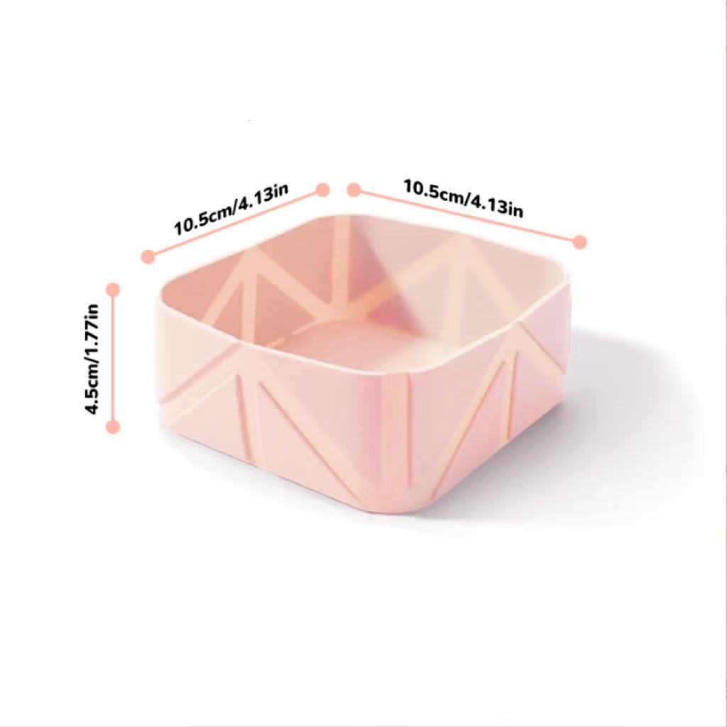Pet Travel Bowl, Foldable Silicone Bowl for Cats and Dogs, Portable Outdoor Water Bowl, Dog Feeding Bowl, Cat Bowl, Camping Bowl