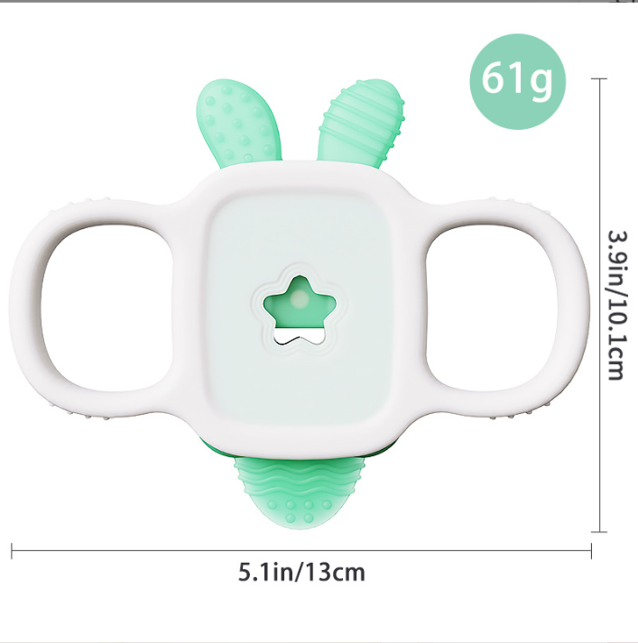 Hot-selling Cross-border Baby Teething Toy, Water-filled, Made of Full Silicone, Frozen To Help Soothe Discomfort During Teething.