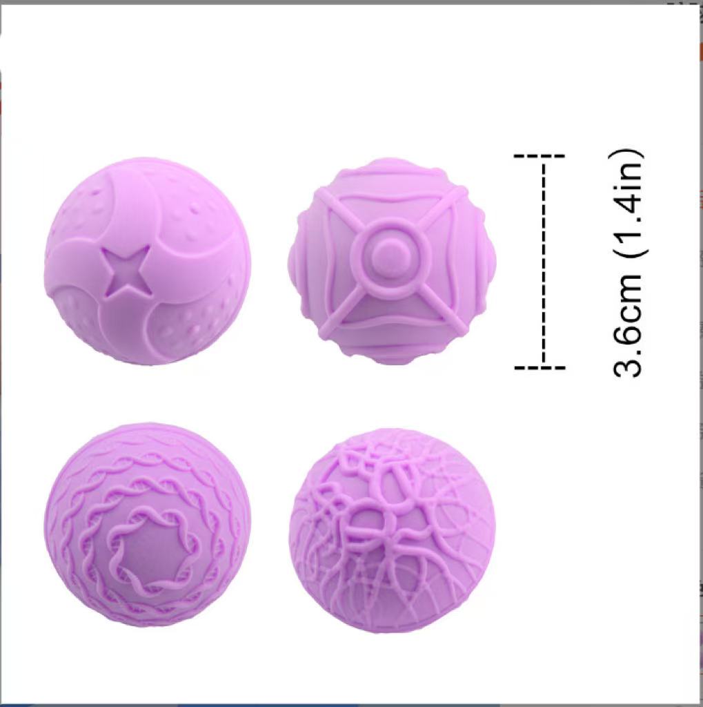 Amazon Sensory Toys Sensory Magnetic Balls Silicone Texture Stress Relief Ball Elastic Hand-Squeezed Silicone Ball