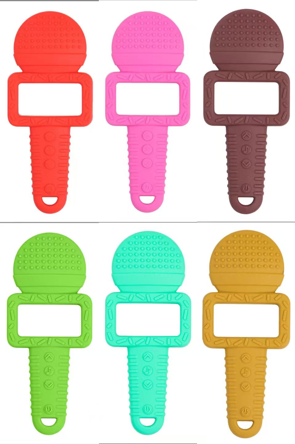 Baby Silicone Teether, Infant Teething Stick, Teething Soother Toy, Anti-Hand-Biting, Boilable, Wholesale