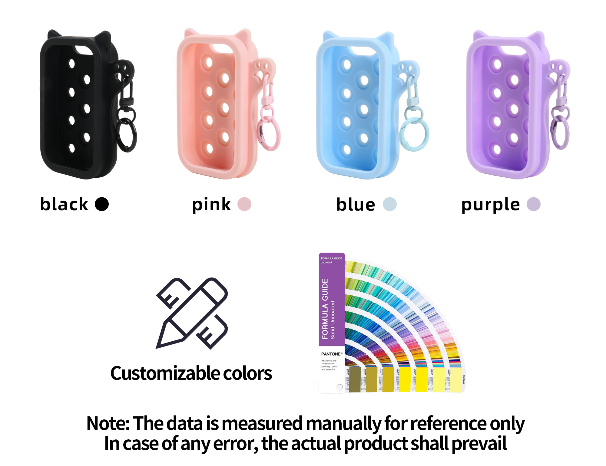 Hand sanitizer bottle with hole-pattern protective cover, no accessories, actual photo