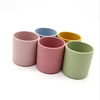 Amazon Bestselling Simple Children's Food-Grade Silicone Water Cup Baby Training Wholesale All-Anti-Fall Sippy Cup.