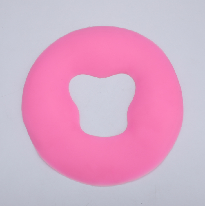Silicone Face-Down Pillow for Beauty Salon, Thickened Latex Face Cushion, Beauty Bed Massage Pillow with Non-Slip Hole