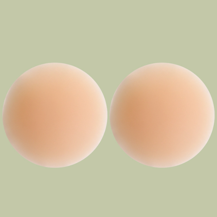 Custom-made solid silicone nipple covers with adhesive, anti-slip, waterproof, sweat-proof, invisible, seamless, thin breast pasties