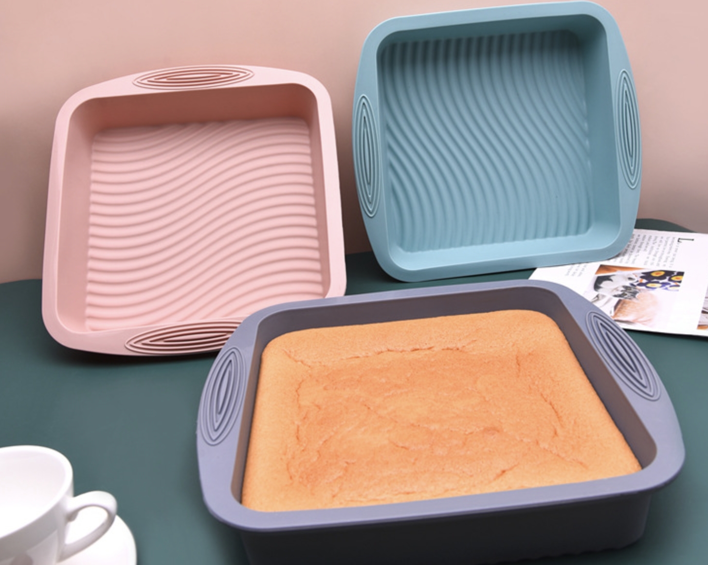 Square Silicone Cake Mold 
