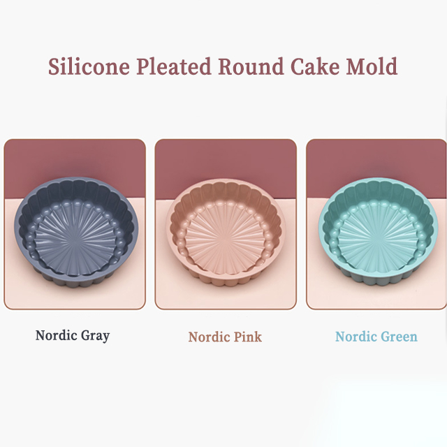Silicone Pleated Round Cake Mold
