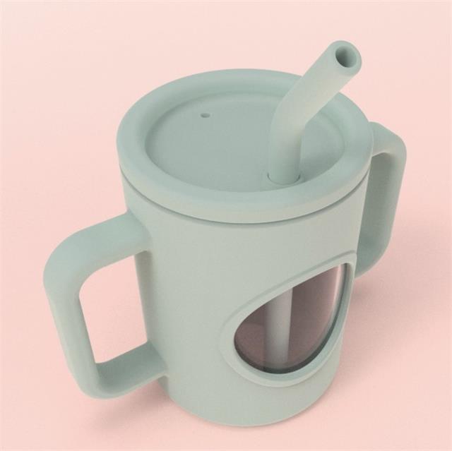 Childrens Glass with Cup Sleeve 