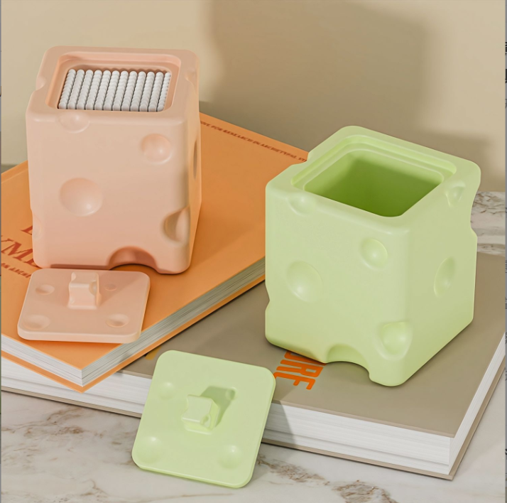 DIY cheese storage box, cheese candle holder, resin mold, plaster decoration, silicone mold