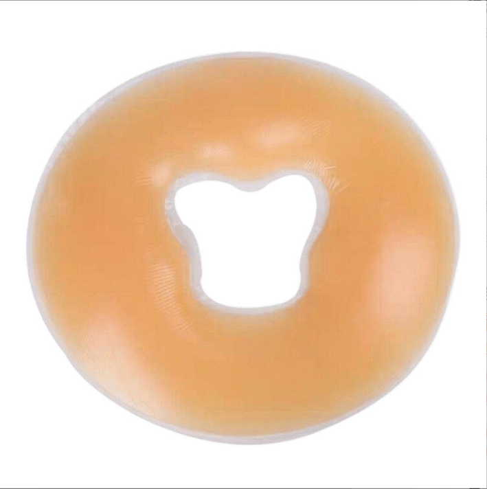 Silicone Face-Down Pillow for Beauty Salon, Thickened Latex Face Cushion, Beauty Bed Massage Pillow with Non-Slip Hole