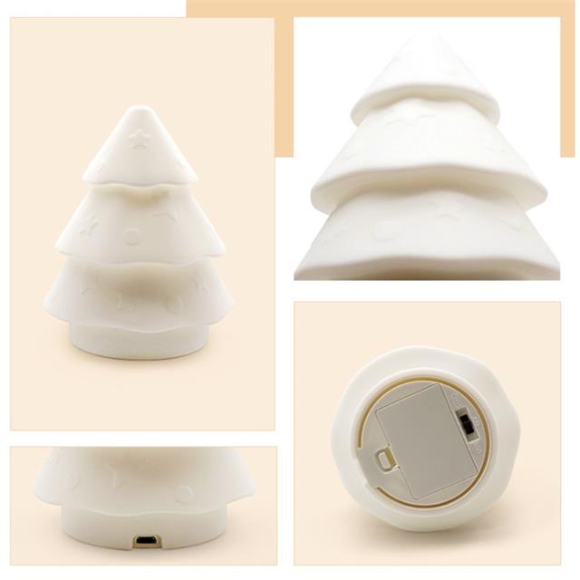 Silicone Christmas Tree Night Light