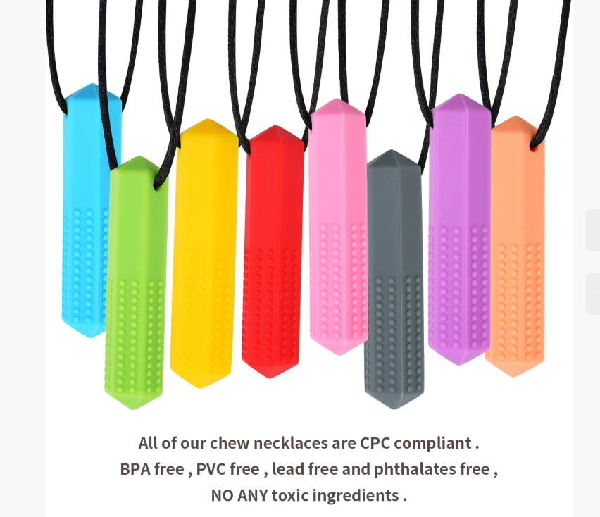 Amazon hot sale Silicone Gem Teether for Children, Sensory Toy, Toddler Creative Teething Stick, Chewable Necklace, Diamond-Shaped Teether