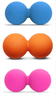 Wholesale Silicone Fascia Ball Muscle Massage Ball for Relieving Shoulder and Neck, Solid Yoga Massage Fitness Ball