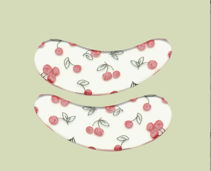 Cross-border hot-selling silicone eye patches, anti-wrinkle printed transparent self-adhesive patches for removing laugh lines, moisturizing beauty patches