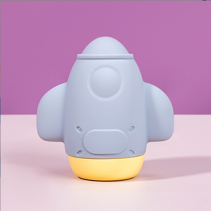 Amazon Bestselling Simple Children's Food-Grade Silicone Water Cup Baby Training Wholesale All-Anti-Fall Sippy Cup.