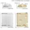 DIY cheese storage box, cheese candle holder, resin mold, plaster decoration, silicone mold