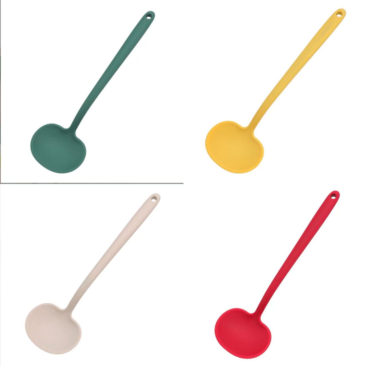 Cross-border Silicone Mushroom Spatula, Non-stick Silicone Cooking Spatula, Food-grade, High-temperature Resistant, Home-use Spatula with Smiley Face And Semi-transparent Design