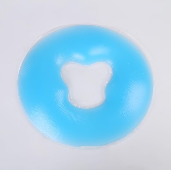 Silicone Face-Down Pillow for Beauty Salon, Thickened Latex Face Cushion, Beauty Bed Massage Pillow with Non-Slip Hole