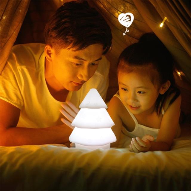 Silicone Christmas Tree Night Light
