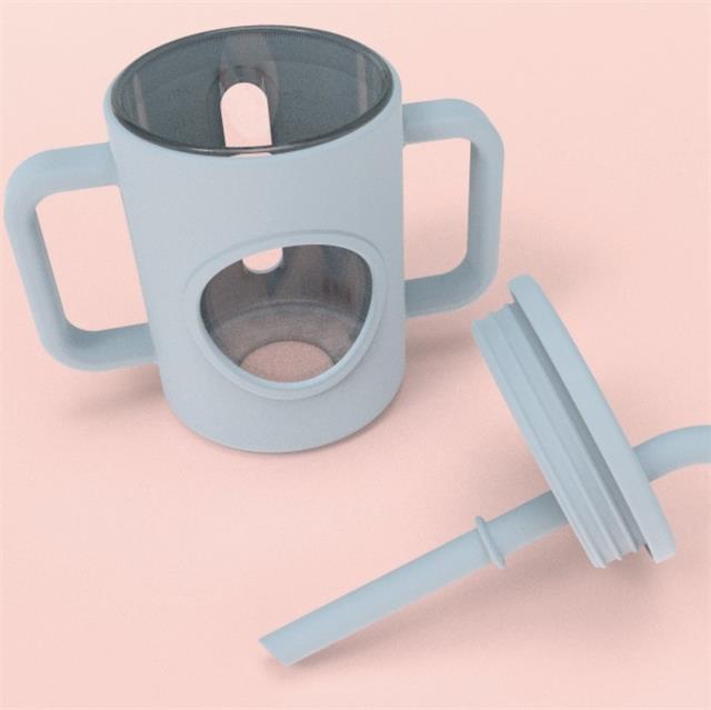 Childrens Glass with Cup Sleeve 