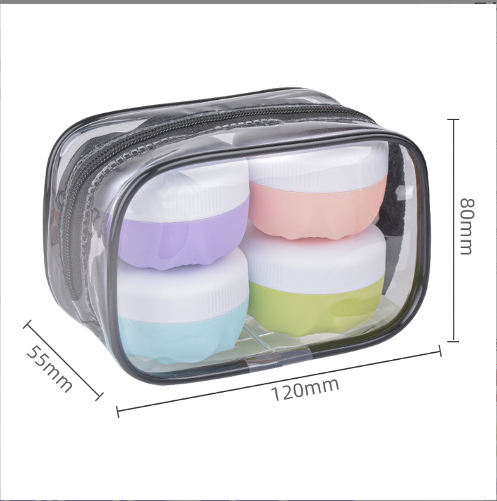 30ml Silicone Refillable Container, Leak-Proof Lotion Jar, Hand Cream Travel Container, Customizable Multi-Capacity Refillable Jar