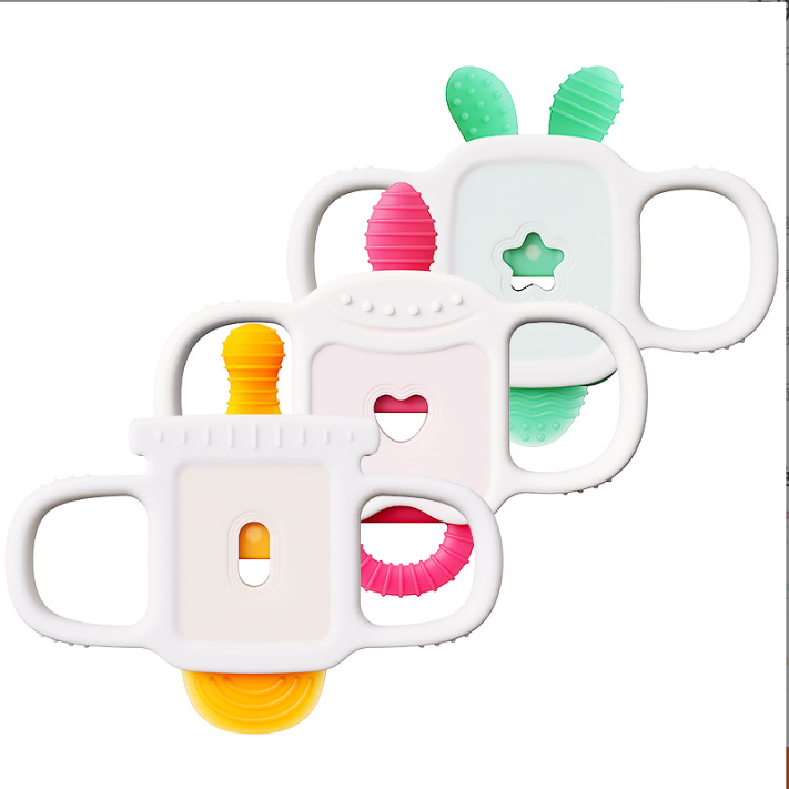 Hot-selling Cross-border Baby Teething Toy, Water-filled, Made of Full Silicone, Frozen To Help Soothe Discomfort During Teething.