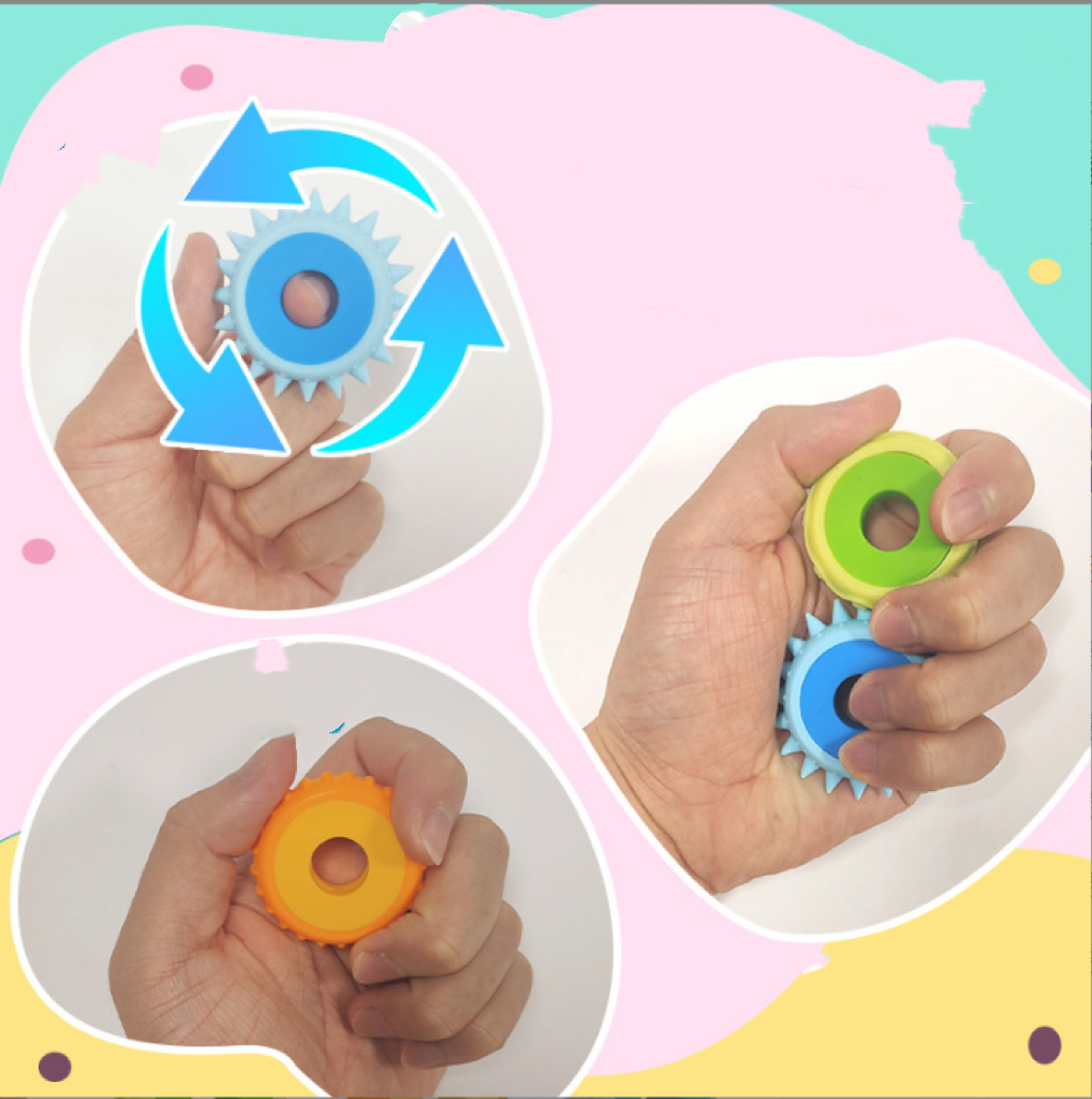 New Fidget Toy Children's Sensory Ring Silicone Sensory Ring Anxiety Relief Children's Sensory ADHD Toy