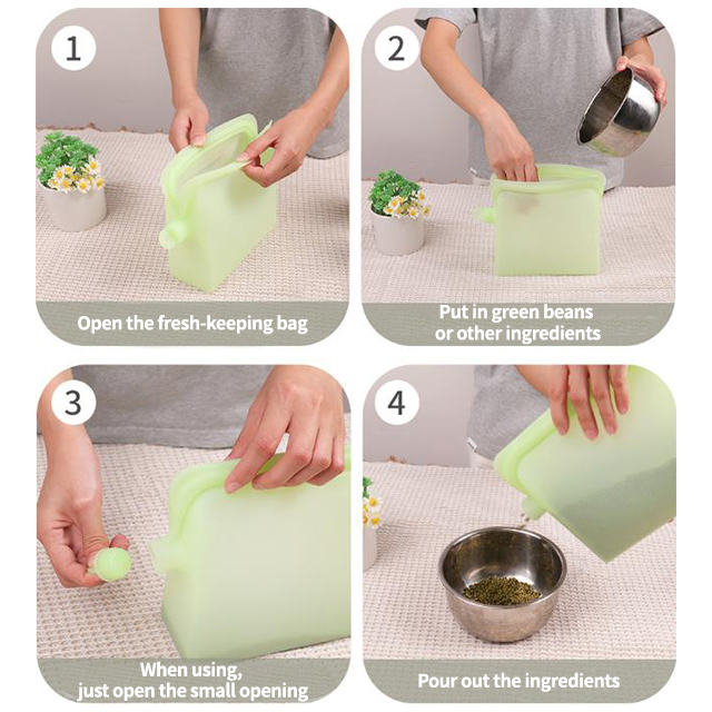 Silicone fresh-keeping bag (8) Silicone fresh-keeping bag (8)