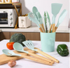 12-piece Silicone Kitchen Utensil Set, Non-stick Silicone Spatula, Household Food-grade Silicone Spatula And Ladle Kitchen Tool Set