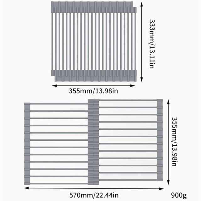 Silicone Foldable Drain Rack
