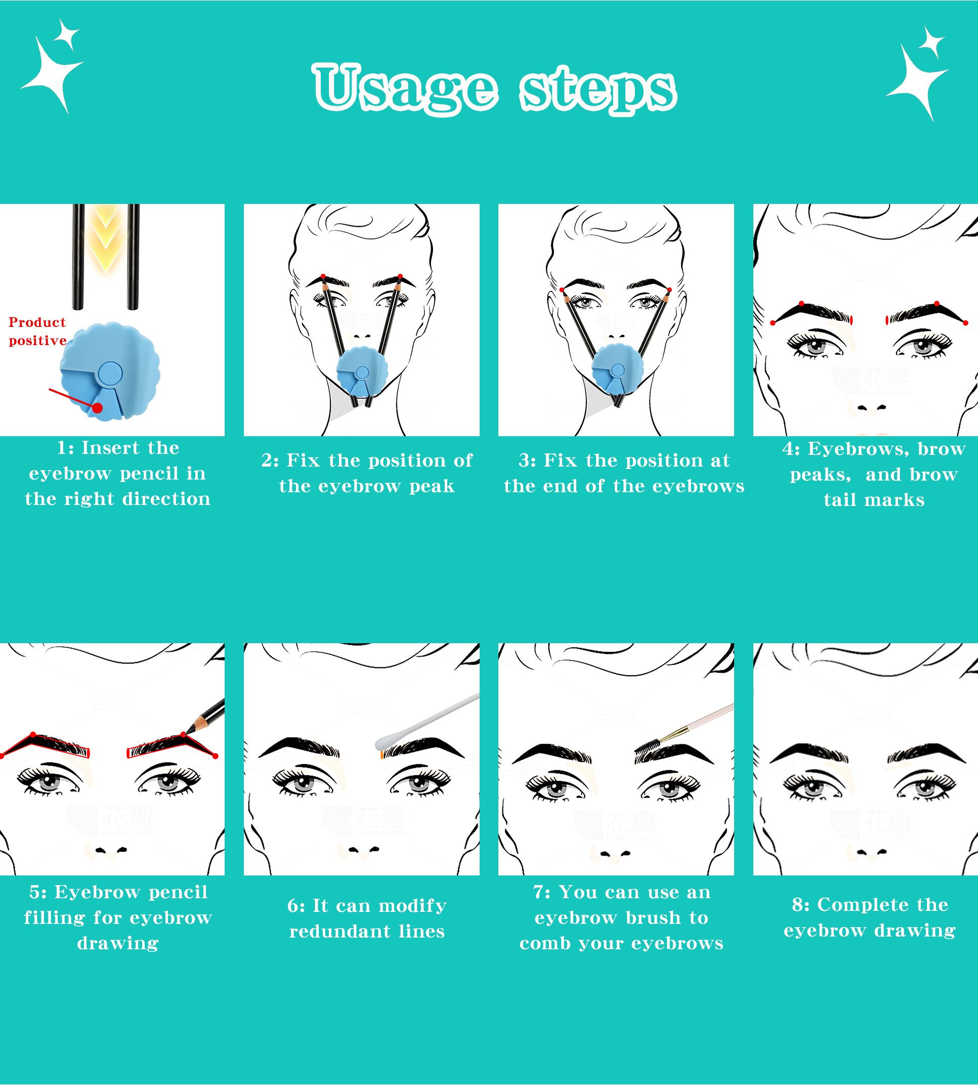 New Hot-Selling Eyebrow Positioning Measurement Tool