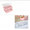 Cross-border silicone snack box lunch box, 10-compartment fruit and bread divider tray container, food-grade lunch box.