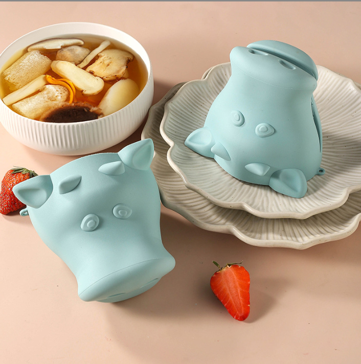 Cross-border Animal-Shaped Silicone Hand Grip, Heat-Resistant and High-Temperature Microwave Safe
